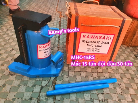 Đội móc 15 tấn đội đầu 30 tấn kích móc MHC-15RS Kawasaki kích chân 15 tấn