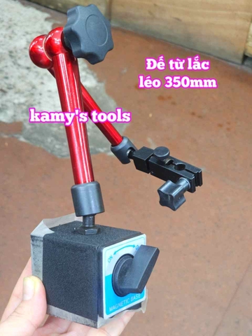 Chân đế từ nam châm gá đồng hồ so lắc léo dài 350mm WCE-A Wetools