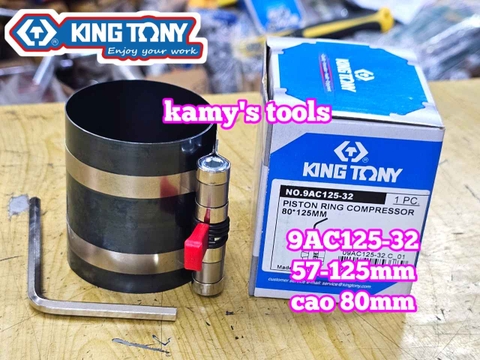 Cảo vô bạc xéc măng ép piston Kingtony 9AC125-32 cao 80mm mở 57-125mm