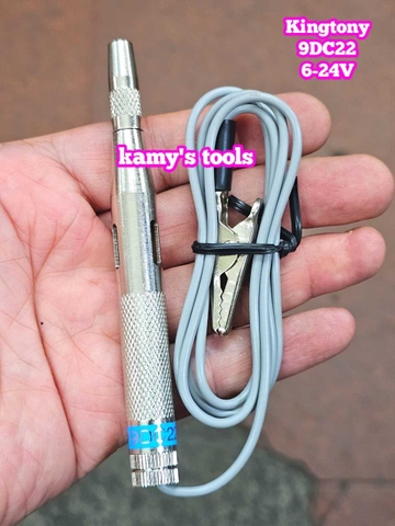 Bút thử điện bình xe máy ô tô 6-24V Kingtony 9DC22 9DC-22 dài 107mm