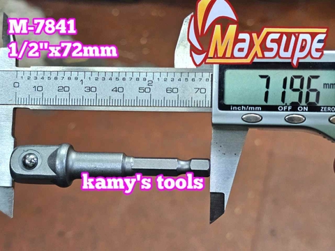 Đầu chuyển tuýp từ bắn vít sang bulong 1/4 inch và 1/2 inch Maxsupe M-7840 M-7841