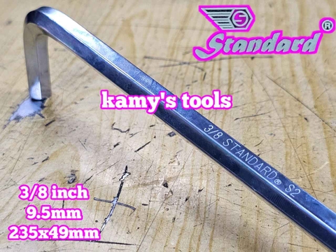 Lục giác bi hệ inch Standard 3/8 inch 9.5mm dài 235x49mm STD-68380