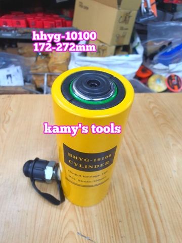 HHYG-10100 Kích thủy lực 10 tấn hành trình 100mm TLP 172mm-272mm có ron che bụi