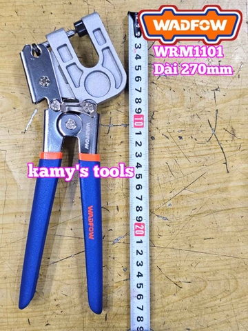Kìm bấm đột lỗ cố định nối khung xương thạch cao Wadfow 11 inch WRM1101