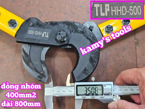 Kìm cắt cáp cơ bằng tay TLP HHD-500 cắt đồng nhôm 400mm2 dài 800mm