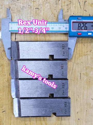 1/2-3/4 inch Dao tiện ren ống Rex hiệu Unir BSPT bản dao 27mm WTUR-1234