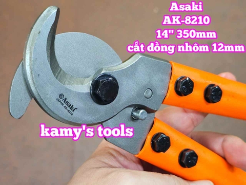 Kìm cắt cáp điện Asaki AK-8210 dài 14 inch 350mm cắt đồng nhôm 12mm