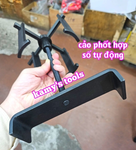 Dụng cụ cảo phốt hộp số tự động, tháo gỡ và nén piston ly hợp tự động 4 chân ATCS-4617 kamytools