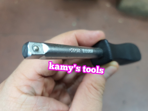 Cán vặn đầu tuýp 1/4 inch dài 150mm cán nhựa đen chrome vanadium, cán vít