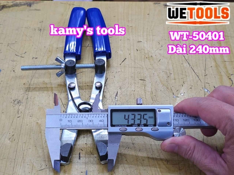 Kìm xoay mở piston phanh thắng đĩa heo dầu xe máy Wetools WT-50401 dài 240mm