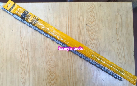 Mũi khoan bê tông đuôi gài 4 rãnh 16mm 18mm 20mm 22mm 25mm dài 600mm 60cm