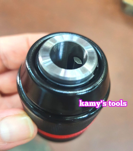 Đầu kẹp mũi khoan tự động auto lock 13mm răng 13mm 1/2 20unf 2mm-13mm sáng bóng cao cấp