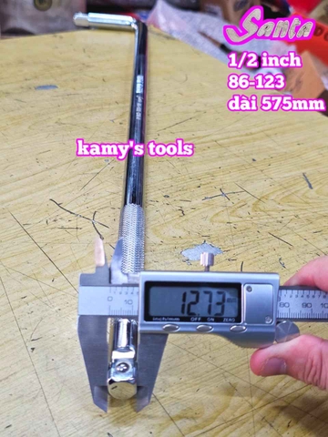 Cần cong L 1/2 inch dài 23 inch 575mm Santa 86-123
