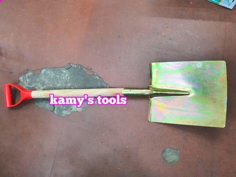 Xẻng xúc đất, làm vườn, xây dựng, công binh loại lớn dài 930mm