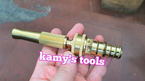 Vòi xịt nước tưới cây, rửa xe bằng đồng chất lượng cao, đầu xịt nước model E0005 Buddy