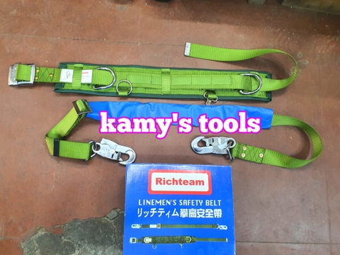 Dây đai an toàn quàng trụ điện lực, dây bảo hộ khi làm việc trên cao Richteam