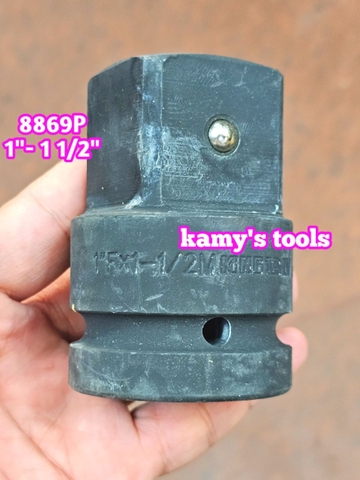 1 inch ra 1-1/2 inch Đầu chuyển đầu biến đen Kingtony 8869P 25mm ra 38mm