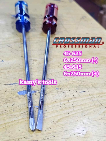 Tua vít bake dẹp 6mm PH2 Crossman dài 250mm 6x250mm 45-645 45-625 Thương hiệu: Crossman