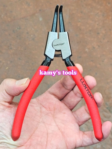 Kìm phe Luxtop 7 inch 175mm cong thẳng bóp vào bung ra LT-CPIB07 LT-CPIS07 LT-CPEB07 LT-CPES07, kìm mở phe