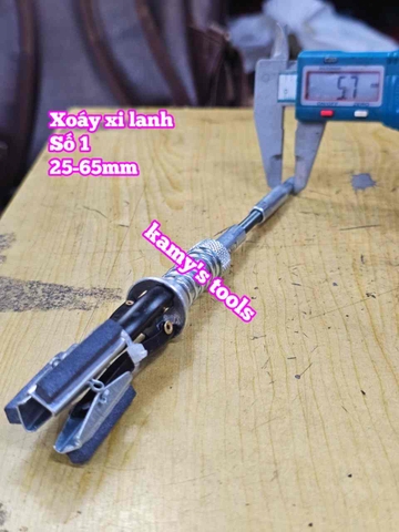 Dụng cụ doa mài xoáy lòng xy lanh động cơ 1 inch 25-65mm dài 200mm L+R+T và Bộ 3 đá mài (bán lẻ từng món)