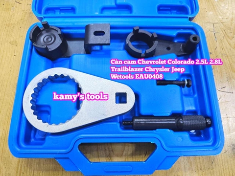Bộ dụng cụ cân cam dưỡng đặt cam xe Chevrolet Colorado Trailblazer Chrysler Jeep 2.5L 2.8L 5 chi tiết Wetools EAU0408