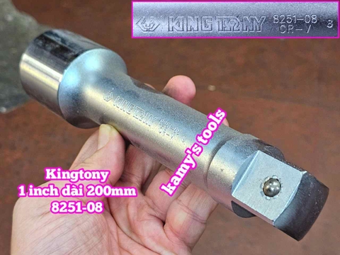 Cần tuýp nối khúc nối Kingtony 1 inch 8251-08 dài 8 inch 200mm