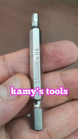 Mũi xiết vít đầu lục giác đuôi 1/4 inch 6mm Standard H3, H4, H5, H6 dài 65mm dành cho máy khoan máy bắn vít
