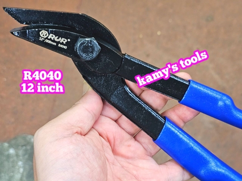 R4040 Kéo cắt đai sắt thép Rur 12 inch 300mm cắt đai sắt 20mm dày 1.2mm trở lại