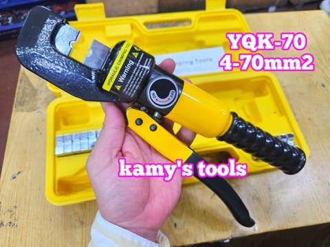 Kìm ép cos thủy lực YQK-70 4-70mm2 Manniu, kìm bấm cos