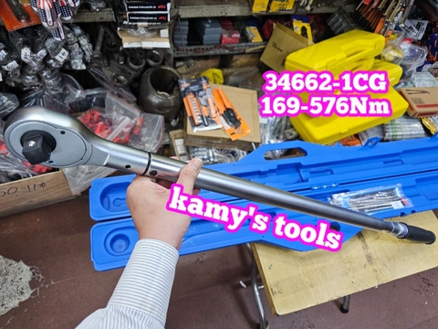 34662-1CG Cần siết lực 3/4 inch Kingtony 102-576Nm 50-450ft.lb, cờ lê lực