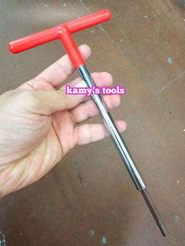 Lục giác cán chữ T Hotssman thép S2 4mm 5mm 6mm dài 230mm