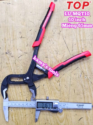 Kìm mỏ quạ 5 lỗ dài 10 inch Top LU-MQT10 mở miệng 65mm