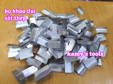 Khóa bọ sắt dùng cho dây đai sắt thép 16mm 19mm 32mm bán theo từng kg