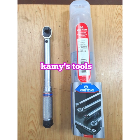 Cần Siết Lực Kingtony 34323-1b 63-288 Kg-Cm Đầu Vuông 3/8, Cần Xiết Lực, Cần Chỉnh Lực