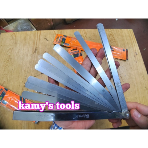 Thước Căn Lá, Thước Lá Căn Chỉnh Cò Xu Pắp Asaki Ak-0137 Ak-0139 Ak-0141 Ak-0142 Loại 17 Lá bán lẻ từng cây