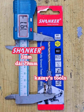 Mũi khoan sắt chuôi lục giác Shanker 2mm 2.5mm 3mm 3.2mm 4mm 4.2mm 4.5mm 5mm