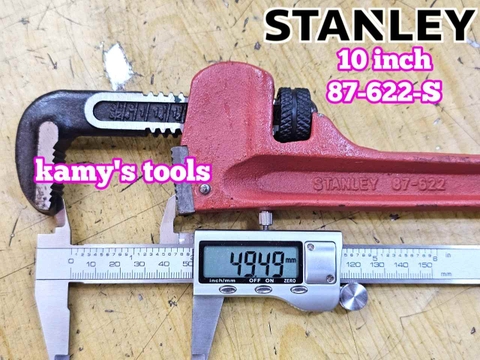 Mỏ lết răng 10 inch Stanley 87-622-S ngàm mở 45mm