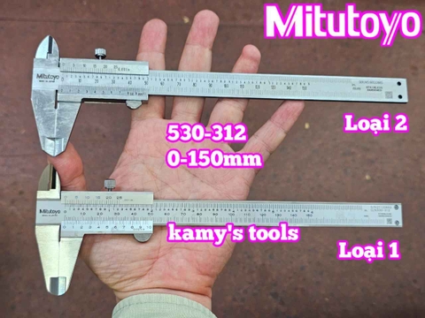 Thước kẹp cơ khí 0-150mm x0.02mm Mitutoyo 530-312