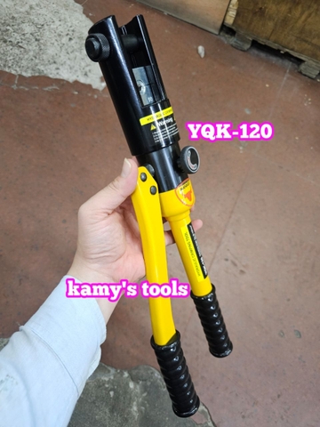 Kìm ép cos thủy lực YQK-120 10-120mm2 Manniu, kìm bấm cos Fresship Extra