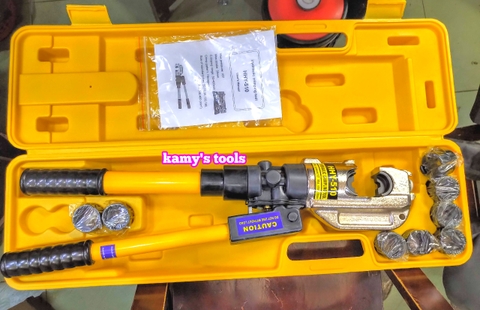 Kìm ép cos thủy lực HHY-510 TLP 16 tấn mở miệng 38mm đầu chữ C