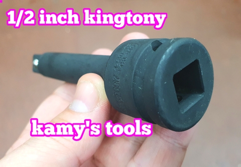 Đầu nối khúc nối đen cao cấp 1/2 inch Kingtony dài 3 inch 4 inch 5 inch 4260-03 4260-04 4260-05, cần nối