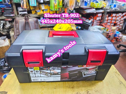 Thùng đồ nghề Shuter TB-902 kích cỡ 445x240x205mm cao cấp Đài Loan