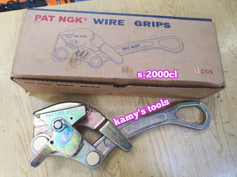 Cóc kẹp cáp S-2000CL 2 tấn 4mm-22mm Haru Pat Ngk Awesome cao cấp chính hãng đài loan