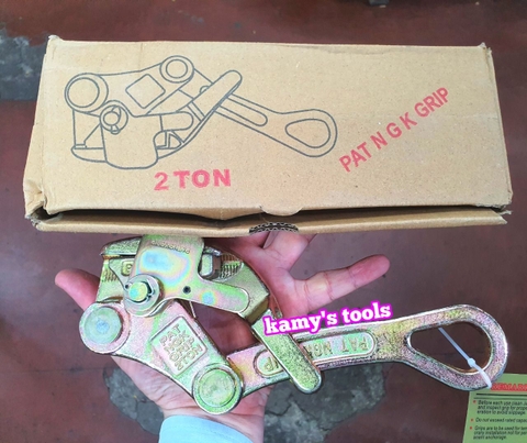 Cóc kẹp cáp 2 tấn kẹp cáp 4mm-22mm Pat Ngk