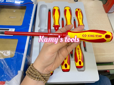 Bộ tua vít cách điện Kingtony 30607MR 7 cây, tô vít