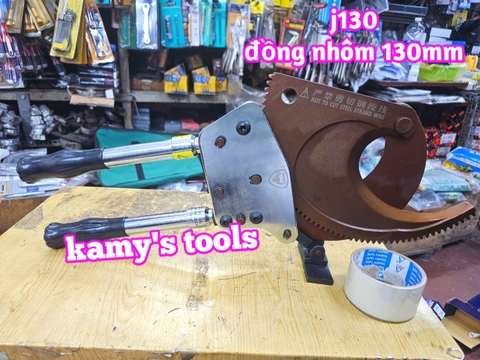 Kìm cắt cáp nhông J130 Manniu cắt cáp đồng nhôm 130mm