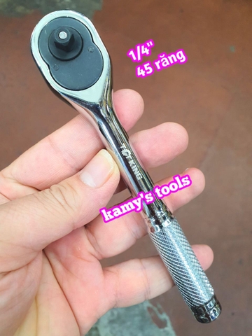Cần tuýp siết tự động đảo chiều 1/4 inch 3/8 inch 1/2 inch đúng 45 răng cao cấp TGT KING Wetools