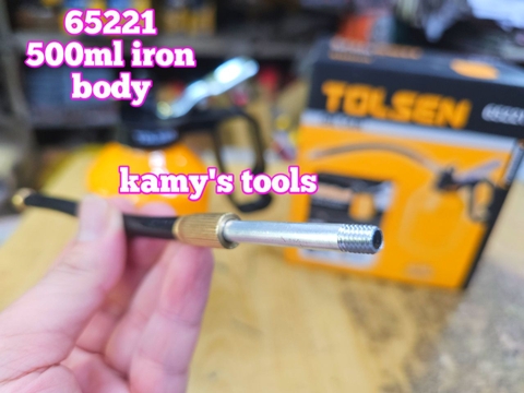 65221 Bình xịt dầu nhớt bình bơm nhớt 500ml Tolsen thân sắt