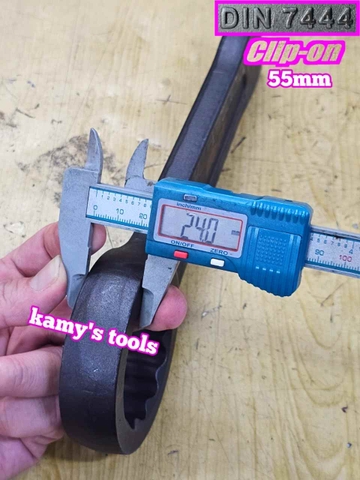 Cờ lê vòng đóng 55mm DIN7444 Clip-On CLO-22055