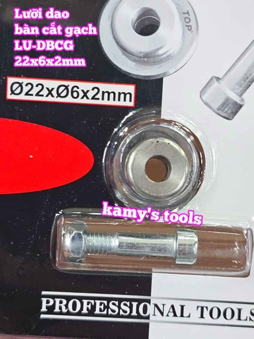 Lưỡi dao bàn cắt gạch Top LU-DBCG 22x6x2mm
